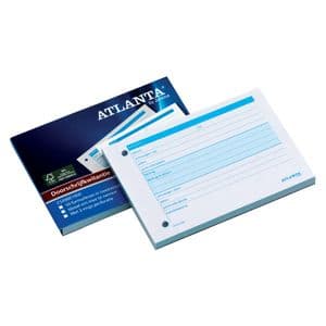 Picture 1 of Kwitantieboekje Djois Atlanta A6 doorschrijf 50x2vel