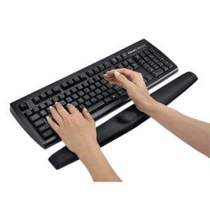 Picture 2 of Polssteun voor toetsenbord Fellowes Memoryfoam zwart
