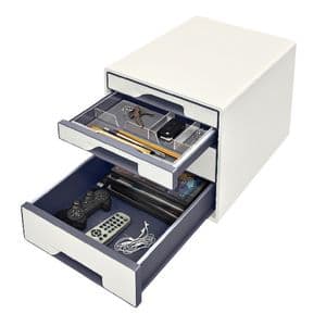 Picture 3 of Ladenblok Leitz Wow CUBE A4 maxi 4 laden wit/zwart