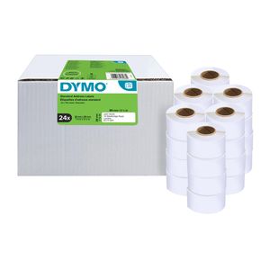 Picture 1 of Etiket Dymo LabelWriter adressering 28x89mm 24 rollen á 130 stuks wit