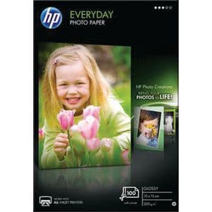 Picture 1 of Inkjetpapier HP CR757A 10x15cm photo glossy 200gr 100 vel