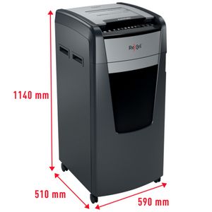 Picture 4 of Papiervernietiger Rexel Optimum Auto+ 750X P4 snippers 4x30mm