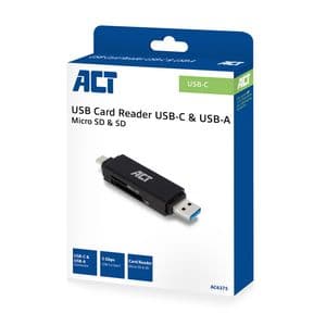 Picture 7 of Kaartlezer ACT USB-C/USB-A 3.0