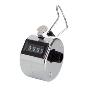 Picture 2 of Personenteller Perel met cijfers 0 tot 9999 zilver