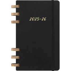 Picture 1 of Agenda 2025/2026 Moleskine 12M Academic Weekly 7dagen/1pagina Myrtle large sc black