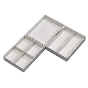 Picture 1 of Inzetbak Djois halfhoog 30x122x168mm 1-vaks grijs
