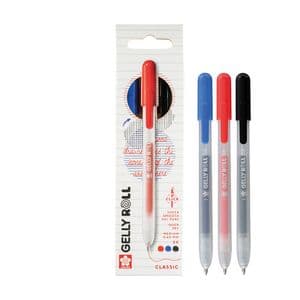 Picture 4 of Gelschrijver Sakura Gelly Roll Classic 08 klikfunctie set à 3 kleuren