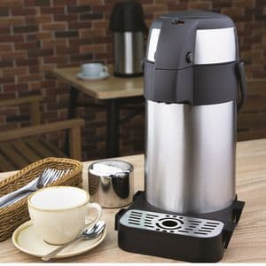Picture 4 of Thermoskan Olympia met pomp 2.5 liter rvs
