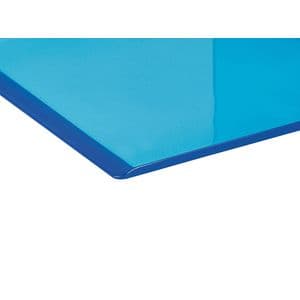 Picture 4 of Boekensteun MAUL 10x10x13cm acryl set 2 neon blauw transparant