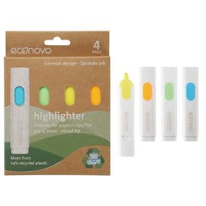 Picture 2 of Markeerstift Econovo assorti blister à 4 stuks