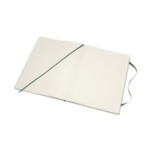 Picture 4 of Notitieboek Moleskine XL 190x250mm blanco hard cover myrtle green