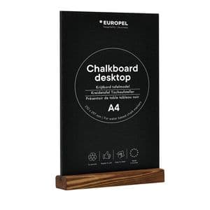 Picture 4 of Krijtbord Europel tafelmodel A4 staand natural