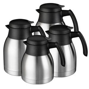 Picture 2 of Thermoskan Bravilor dubbelwandig 1.2 liter RVS zwart