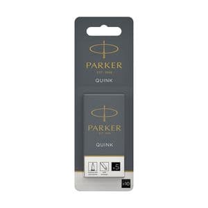 Picture 1 of Inktpatroon Parker Quink zwart blister à 10 stuks