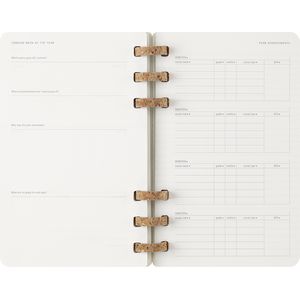 Picture 12 of Agenda 2025/2026 Moleskine 12M Academic Weekly 7dagen/1pagina Myrtle large sc black