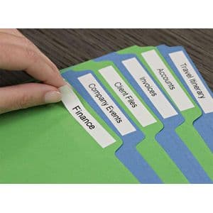 Picture 6 of Labeltape Dymo LabelManager D1 polyester 12mmx5.5m zwart op wit