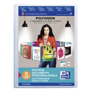 Picture 1 of Showalbum Oxford Polyvision A4 20-tassen PP transparant