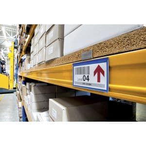 Picture 2 of Documenthoes Durable magnetisch 150x67mm blauw 50 stuks