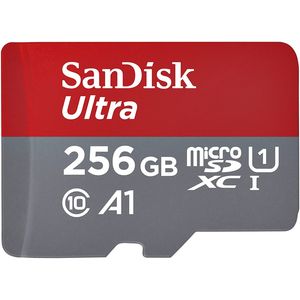 Picture 1 of Geheugenkaart Sandisk MicroSDXC Ultra 256GB (150mb/s C10 - SDA UHS-I)
