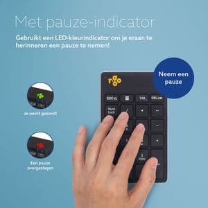 Picture 3 of Toetsenbord R-Go Ergonomisch Numpad Break Wireless