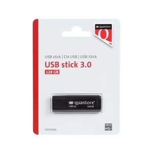Picture 1 of USB stick 3.0 Quantore USB-A 128GB zwart