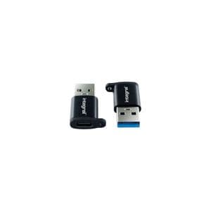 Picture 1 of Adapter Integral USB-C naar USB-A 2-pack