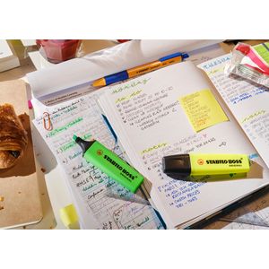 Picture 4 of Markeerstift STABILO BOSS Original 70/10 assorti 4 kleuren doos à 10 stuks