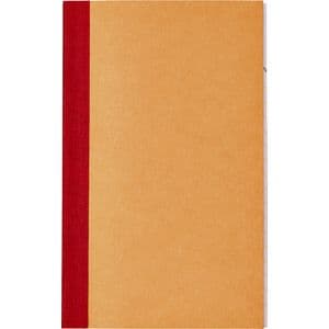 Picture 1 of Kasboek 135x83mm 72blz 1 kolom oranje