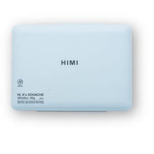 Picture 2 of Gouache HIMI 24 kleuren 30gr opbergbox ice blue