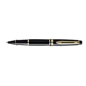 Picture 1 of Rollerpen Waterman Expert black lacquer GT fijn