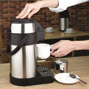 Picture 3 of Thermoskan Olympia met pomp 2.5 liter rvs