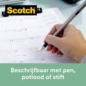 Picture 6 of Plakbandhouder Scotch C38 recycled zwart + 3rol magic tape 900 19mmx33m