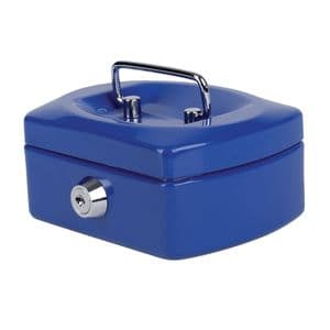 Picture 3 of Geldkist Pavo met muntgleuf 125x95x60mm blauw