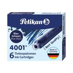 Picture 1 of Inktpatroon Pelikan 4001 blauw/zwart 6 stuks