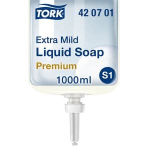 Picture 1 of Handzeep Tork S1 Premium vloeibaar 1000ml gevoelige huid 420701