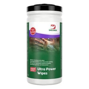 Picture 1 of Reinigingsdoek Dreumex Ultra Power Wipes bus 90 stuks wit