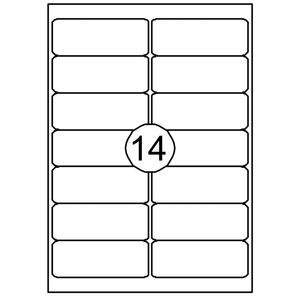 Picture 1 of Etiket Quantore 99.1x38.1mm 1400 stuks