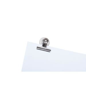 Picture 5 of Papierklem MAUL Bulldog met magneet 40mm zilver 2 stuks