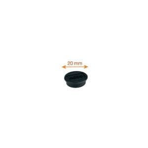 Picture 2 of Magneet Nobo 20mm zwart 8 stuks