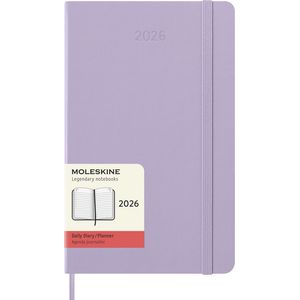 Picture 7 of Agenda 2026 Moleskine 12M Planner Daily 1dag/1pagina large hc pastel lilac