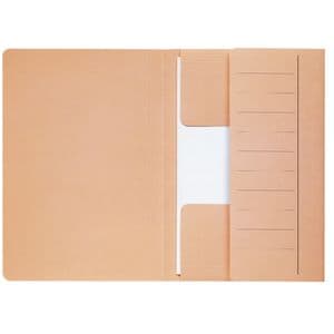 Picture 1 of Dossiermap Djois Secolor Mammoet folio 3 kleppen 250gr recycled chamois 10 stuks