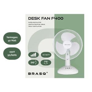 Picture 7 of Tafelventilator BRASQ F400 Ø 30cm wit