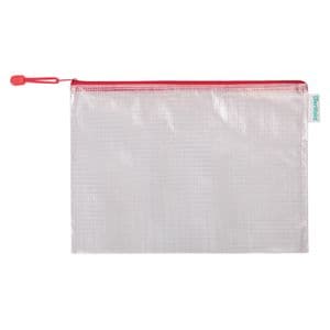 Picture 1 of Opbergtas Tarifold met rits 330x240mm PVC rood