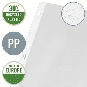 Picture 2 of Showtas Leitz Premium met uitsnede copy safe 0.13mm PP A4 transparant 100 stuks