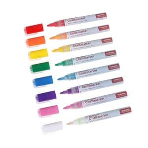 Picture 5 of Krijtstift Europel watervast 3-6mm assorti etui 8 stuks