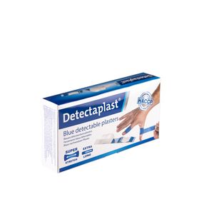 Picture 4 of Elastische blauwe textielpleister Detectaplast 180x20mm 100 stuks