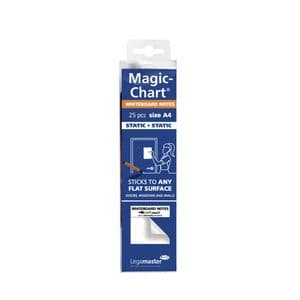 Picture 2 of Magic-chart notes Legamaster whiteboard 20x30cm wit 25 vel