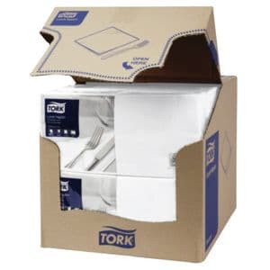 Picture 2 of Lunchservet Tork Advanced 1/4 vouw 2-laags 328x325mm 200 vel wit 477149