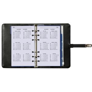 Picture 10 of Organizer Kalpa Personal inclusief agenda 2025-2026 7dagen/2pagina's bloemenzee zwart