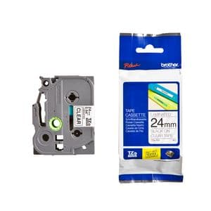 Picture 3 of Labeltape Brother P-touch TZe-151 standaard 24mm zwart op transparant